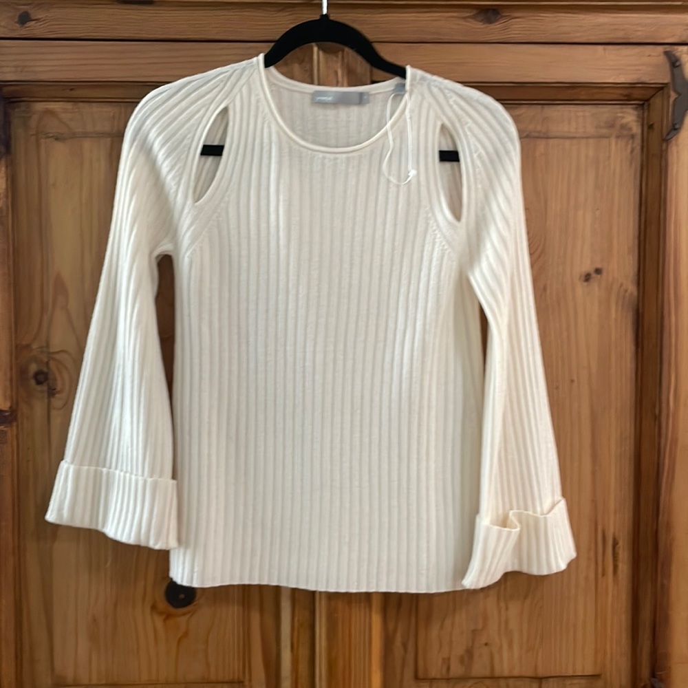 Vince Cream 100% Cashmere XS Sweater